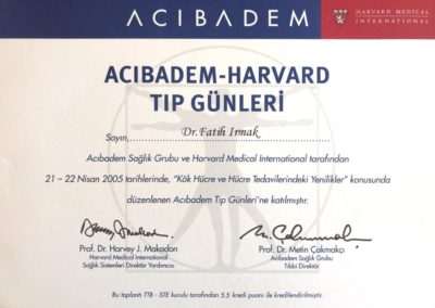 Acıbadem Harvard 2005