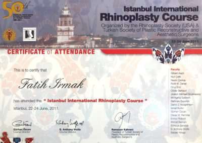 Istanbul International Rino Course 2011